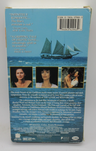 WIDE SARGASSO SEA VHS VIDEO MOVIE, RACHEL WARD, MICHAEL YORK, EROTIC OBSESSION - Picture 2 of 2