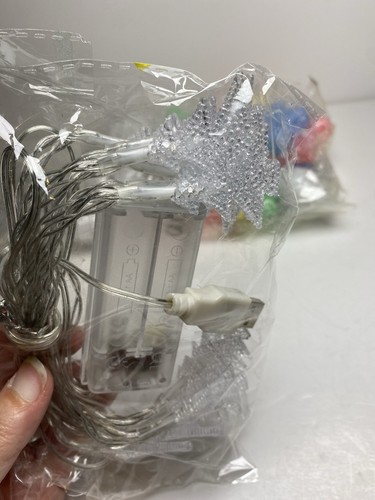 3 Packs Of Different Shaped String Lights Small Packs LED Battery Operated USB - Picture 6 of 7