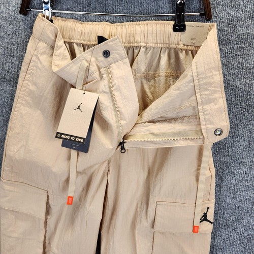 Jordan Flight Cargo Pants Mens Medium Beige Move To Zero Repel Lightweight Nike - Picture 17 of 21