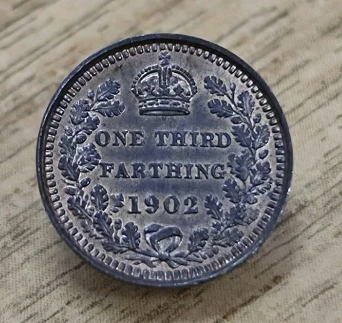 Edward VII Farthing coin from a recent eBay sale