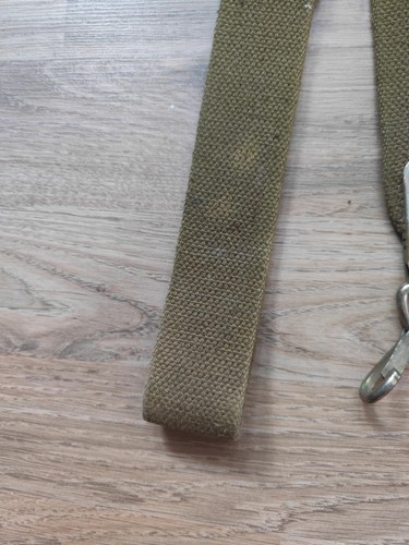 Cinturón de rifle militar dos puntos AK URSR ejército original ejército soviético de colección - Imagen 4 de 11