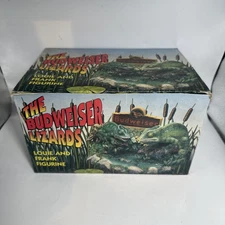 1998 Budweiser Lizards Louie And Frank #9160  Preowned With Box And Certificate