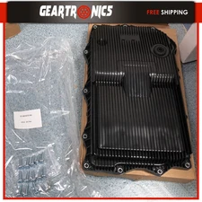 For Ram 1500 Dodge Charger Jeep Grand Cherokee Auto Transmission Oil Pan Black