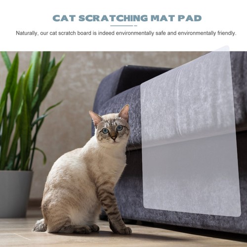 4 Sheets Anti-scratch Cat Scratchterrent for Furniture Couch Tape Cats - Picture 2 of 12