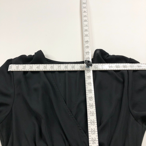 Torrid 1 Polyester Below Knee Short Sleeve High Low Dress Black MINT - Picture 5 of 17