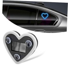 Car LED Ambient Light, Rechargeable Heart Shaped Lamp Triangle Car Ice Blue