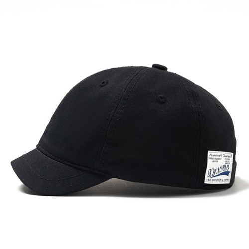 Short Brim Baseball Cap Cotton Sunscreen Hat Vintage Dad Hat Men Women - Picture 4 of 11