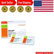 Skin-Prep Protective Barrier Wipes - 50 Count for Optimal Skin Protection