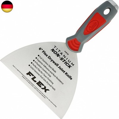 Clauss Spachtel 6'' (15,2 cm) mit flexibler Klinge in Profiqualität | Titanium 