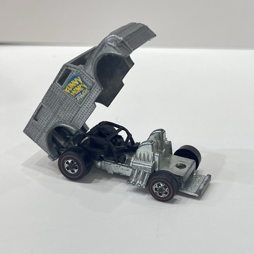Hot Wheels Vintage 1970 Redline Funny Money Truck Silver Heavyweights - Picture 9 of 10