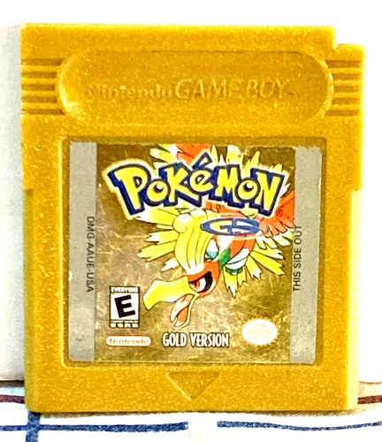 Pokémon: Gold Version (Nintendo GBC, 2000) Authentic, Tested, Saves