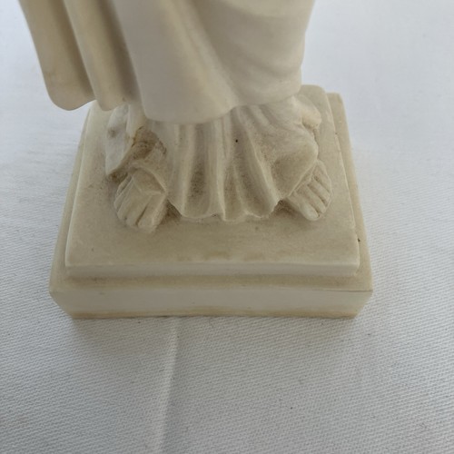 Greek Lady Statue Figurine (Venus) 10" Tall 517 g Weight Vintage - Picture 20 of 20