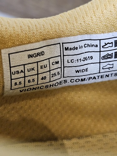 Vionic Ingrid Entrenadores Ultra Ligeros Acolchados Mujer Verano Tenis Reino Unido 6.5 EU40 - Imagen 17 de 17