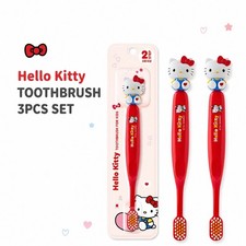 Sanrio Hello Kitty Kids Toothbrush Step 2 Soft Bristles for Ages 3 Korea