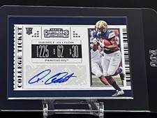 2019 Panini Contenders Draft Picks - College Ticket Qadree Ollison #175 (AU, RC)
