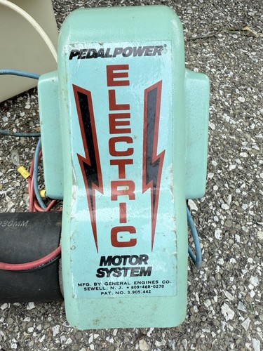 Vintage PedalPower Electric Motor Bicycle Kit 1973 General Engines Electroped - Picture 16 of 19