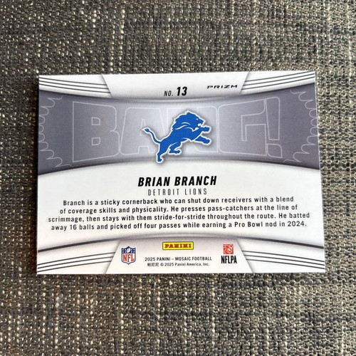 2025 Mosaico Brian Branch Bang! Mosaico verde Prizm - Foto 2 di 2