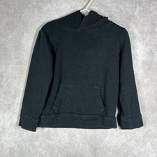 Birdie Bean Hoodie Sweatshirt Kids Toddler Size 2T Black Bamboo Unisex Pockets