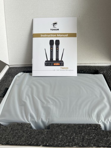 Wireless Microphone,Metal Dual Professional UHF Cordless Dynamic Mic Handheld - Picture 9 of 21