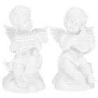  2 Pcs Baby Memorial Gifts Angel Statues Praying Figurines Ornaments Home Decor