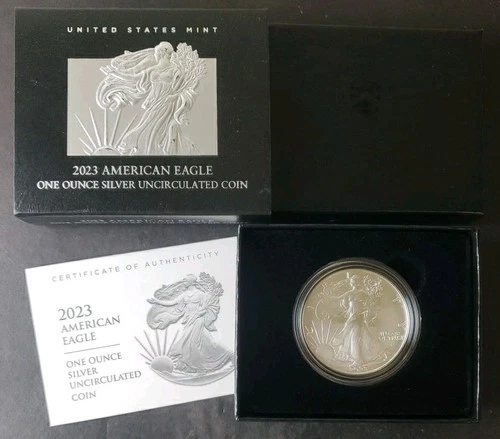 2023 W Uncirculated $1 American Silver Eagle Dollar