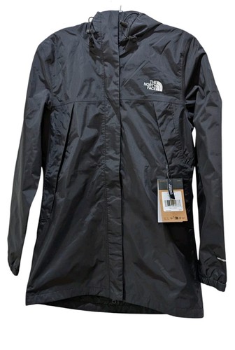 The North Face Antora Parka Women’s Rain Waterproof Hoody Jacket Small Black NWT - Picture 7 of 12