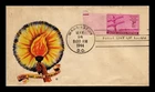 US COVER TELEGRAPH CENTENARY FIRST DAY ISSUE SCOTT 924 WWII PATRIOTIC MINKUS