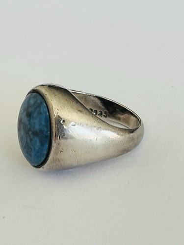 Sundance Catalog Peyote Bird PB925 Denim Lapis Sterling Silver Ring Size 6 - Picture 12 of 21