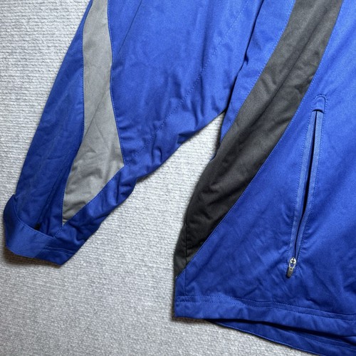 Antigua Jacket Mens Zip Golf Jacket Blue Size XL Polyester BRIDGESTONE Tire Logo - Picture 3 of 9