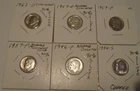 !! Roosevelt Dime Silver Lot six coins !! NICE silver lot !!