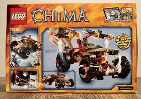 LEGO Legends of Chima Cragger's Fire Striker 70135 Complete Set 380 Pieces