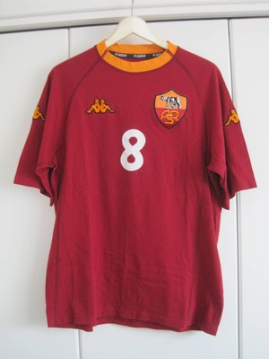 Rare Italian made Kappa AS Roma Hidetoshi Nakata uniform T