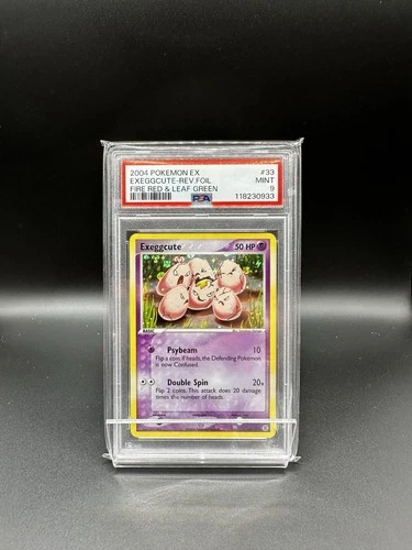 The Pokémon Company Exeggcute Reverse Holo PSA 9 FireRed & LeafGreen 33/112 2004