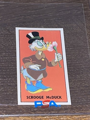 VINTAGE 1957 BARRATT & CO. LTD #40 SCROOGE MCDUCK WALT DISNEY CHARACTERS RARE!!!