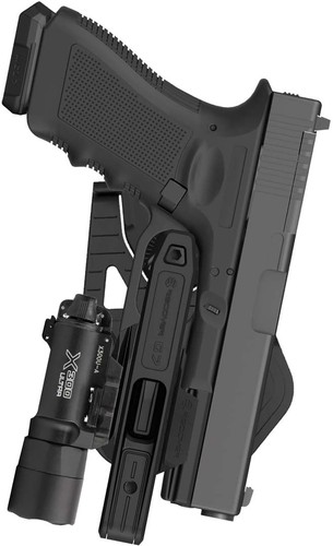 Recover Tactical G7-01 OWB Paddle Holster For The Glock 17/19, Black, G7-01 - Picture 9 of 12