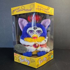 New Royal Majesty Furby, Sealed 1999 Tiger Toys Electronic Talking Toy