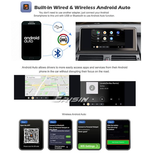 10,25" 64GB Android 14 Autoradio BMW X5 E70 X6 E71 CCC CarPlay DAB+ WiFi BT Navi - Bild 11 von 12