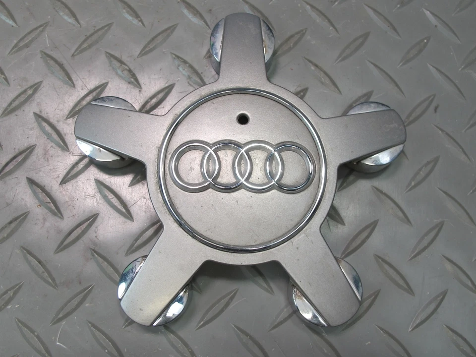 08-17 AUDI 8T A4 S4 A5 S5 SET OF 4 WHEEL HUB CENTER CAP COVER 4F0601165N OEM - Image 3 of 4