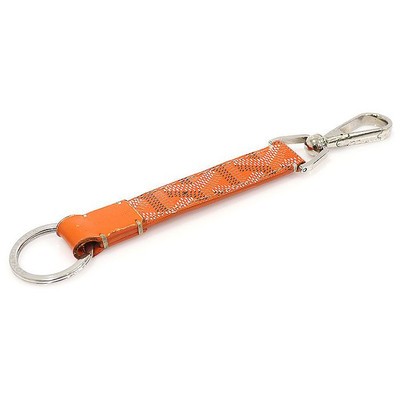 Porte-clés moqueton toile dine orange acheter Goyard 98121409