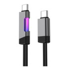 RGB-Schnellladekabel 2 M 120 W 6 A Typ-C auf Typ-C Ladekabel mit RGB-Umgebu7364