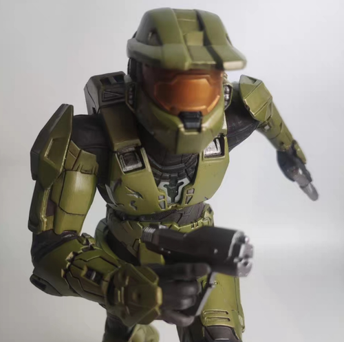 2007 Kotobukiya Halo 3 Master Chief Steel Spartan 11 Inch Collectible Figure - Picture 11 of 26