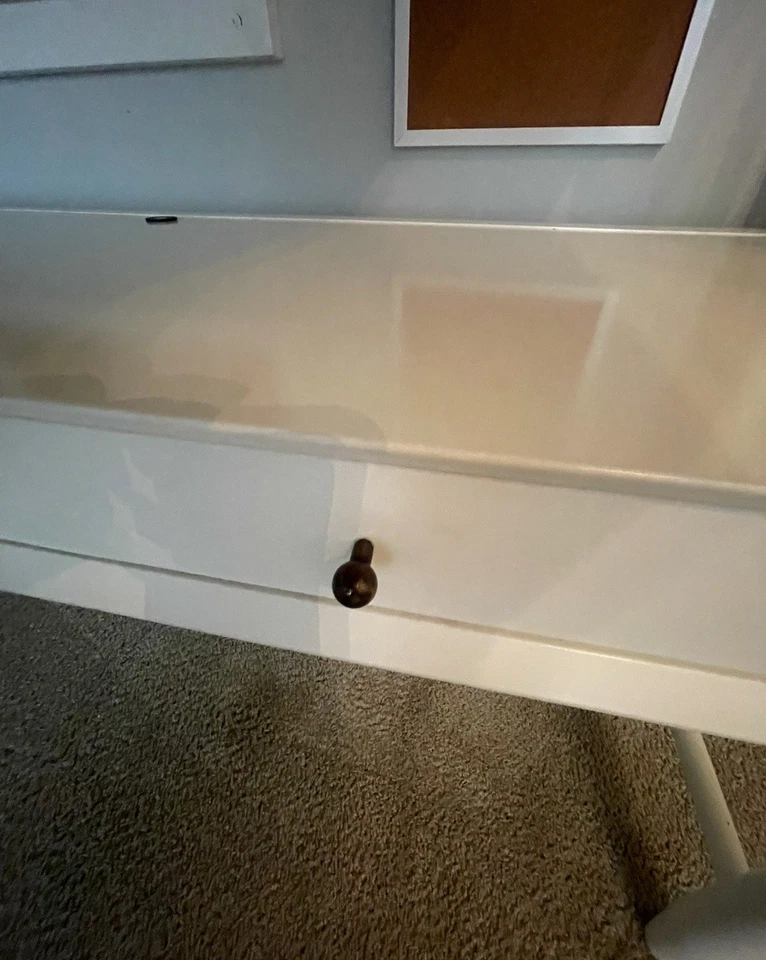 West Elm Mid-Century Moderno Loft Cama Completa con Escritorio EC Minorista 2.299 Foto 4 de 4