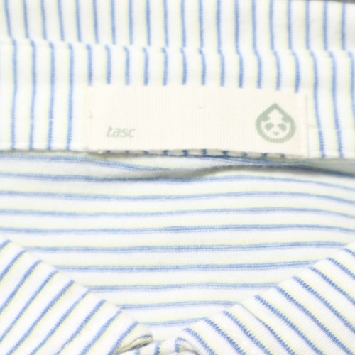 Tasc Everywear Bamboo Summer Channel Striped Polo Shirt Men's L - Picture 5 of 7