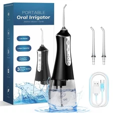 Irrigador Bucal Dental Profesional De Agua A Presión, Inalámbrico y Recargable