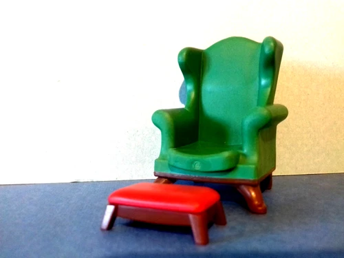 Playmobil Western - Belle Epoque furniture armchair and footrest