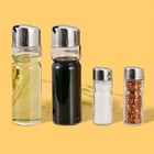  5 Pcs Gewürzgläser Mit Deckel Öl Essig Spender Set Gewürzflaschen