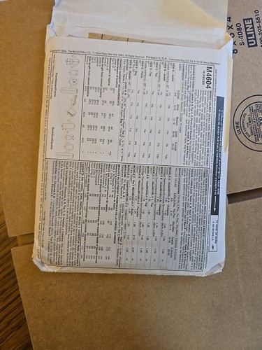 McCall's 4604 taglia XS - M giacca sfoderata pantaloni tempo libero borsa superiore - Foto 4 di 10