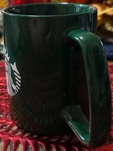 Taza Starbucks verde profundo sólido con logotipo de sirena 2020 - 11 oz - Imagen 2 de 7