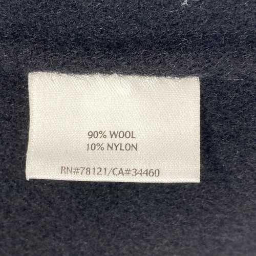 EILEEN FISHER Jacket XL Boiled Wool Blend Motorcycle Asymmetric Zip Black - Picture 10 of 14