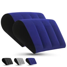 Portable Inflatable Wedge Pillow for Camping - 2Pack Body Positioner Bed Wedg...